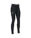 Under Armour Girls' Coldgear Leggings, Black (001)/Reflective, Youth Medium