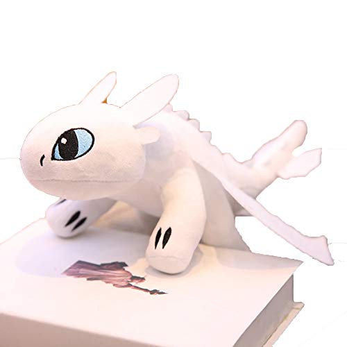 Verna Polly How to Train Your Dragon 3 New 2019 Toothless Light Fury Night Fury Stuffed Animal Plush Doll Toy 35cm(13.77")
