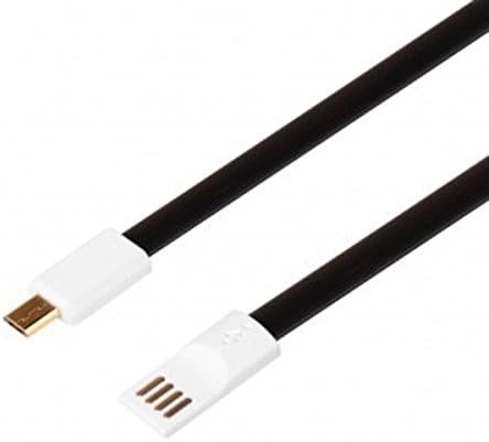 QOOpro 30119 A – MAGNETIC USB Data Cable Micro 5 Pin (22 cm, ABS, Pet)
