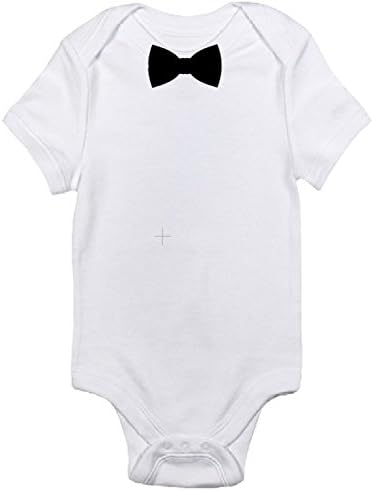 AliflamMin New Born Baby clothes bodysuit cotton Bow tie (New born)