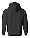 Gildan mens Heavy Blend 8 oz. 50/50 Full-Zip Hood(G186)-BLACK-3XL