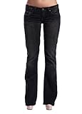 Stitch's Womens Denim Trousers Boot Cut Jeans Dark Wash Ripped Pants Choices