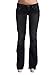 Stitch's Womens Denim Trousers Boot Cut Jeans Dark Wash Ripped Pants Choices