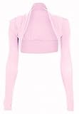 Hot Hanger Womens Long Sleeved Bolero Shrug Size 8-22