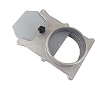 6" OD Self Cleaning No Clog Aluminum Blast Gate Cut Off Valve for Dust Collection System ABG6