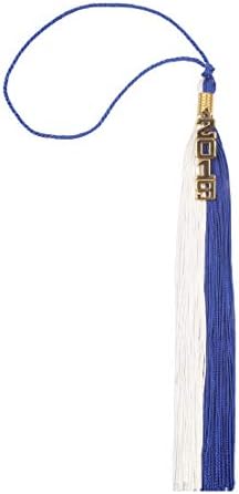 Two-Colored Graduation Tassel with Gold/Silver 2019 Year Charm