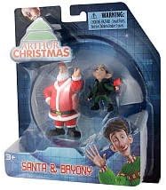 Arthur Christmas Mini Figure 2Pack Santa Bryony