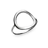 River Island Jewelry- 925 Sterling Silver Exquisite Women or Girls Open Round Ring Size 5