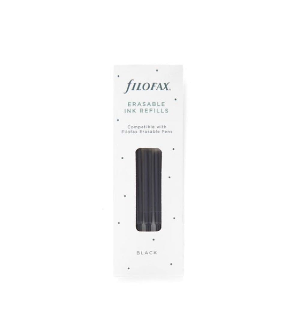 Filofax Erasable ball pen Refill Black