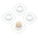 Lofekea Egg Cups, 4 Pack Porcelain Egg Cups Ceramic Egg Holders Gifts for Kitchen