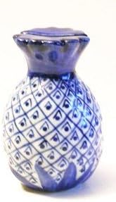 Blue &amp; White Porcelain Pineapple Place Holders – Set of 4