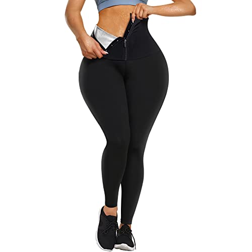 SCARBORO Sauna Sweat Pants for Women High Waist Compression