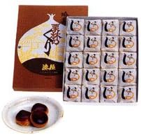Small Sweet Chestnut Shaped Japanese Sponge Cake (15 chestnut)