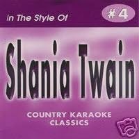 SHANIA TWAIN Country Karaoke Classics CDG