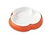 BABYBJORN Baby Plate and Spoon - Orange/Turquoise, 2-Count