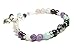 Swirl Fertility and Pregnancy Bracelet Featuring Natural Gemstones Rose Quartz, Amethyst, Chrysocolla, Black Onyx, Moonstone, Amazonite