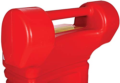 Gas & Go GG-25PFC Red 25-Gallon Rolling Gas Caddy