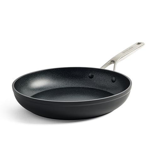 KitchenAid Forged Hardened Hard Anodized PFAS-Free Ceramic Non-Stick, 24 cm Frying Pan, Induction, Oven Safe,Black