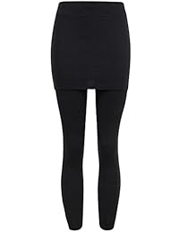 ililily falda con grueso de longitud completa Leggings elásticos invierno pantalones ajustados, 8