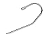 J.S. Hanger Open Ended Anti-rust Metal Pants Hangers with Non-slip Rubber Coating, 20-Pack