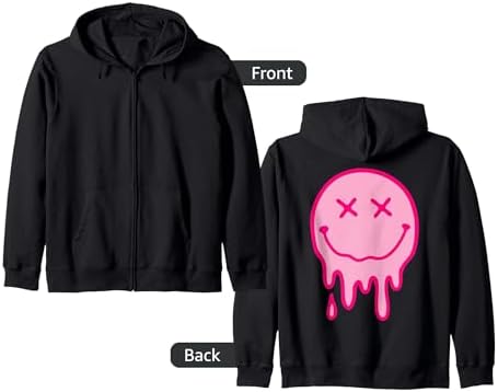 Amazon.com: X Eyes Melting Pink Smile Face Melted Dripping Happy