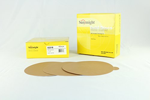 Sunmight 02318 6" No Hole PSA Disc (Gold Grit 600)
