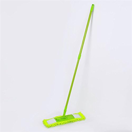 Handheld Sweeper Broom Floor Mops Extendable Microfibre Cleaner Suitable For Tile, Stone, Marble, Laminate, Hardwood Floors. (green)