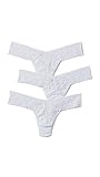 Hanky Panky Women's 3 Pack Signature Lace Low Rise Thong