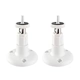 Security Camera Wall Mount, AITEE 360 Degrees Rotation Adjustable Indoor and Outdoor Ceiling Bracket for Wyze Cam Pan 1080p Pan Arlo Cam, Arlo Pro,Arlo Pro 2,Baby Monitor,CCTV and More(White,2PACK)