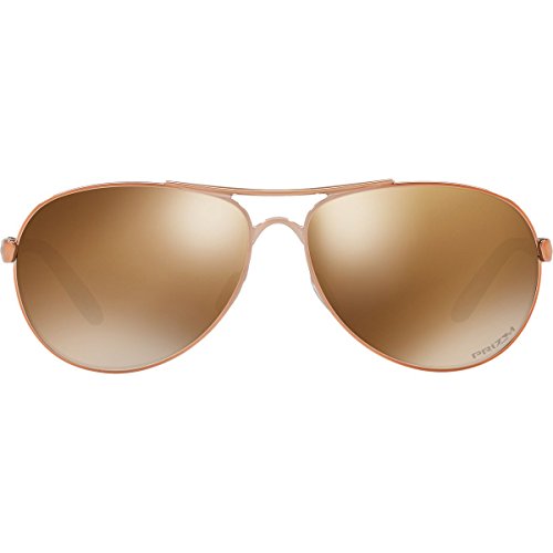 Oakley Feedback Sunglasses Rose Gold / PRIZM Tungsten Polarized