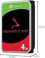 Seagate IronWolf Pro ST4000NE001 4 TB NAS Internal HDD 3.5" SATA 6 Gb/s view 8