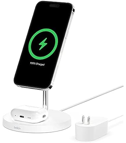 Belkin MagSafe 2-in-1 15W Fast Charging Wireless Stand