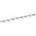 Amzdeal Wall Mounted Coat Rack - 8 Pegs 24
