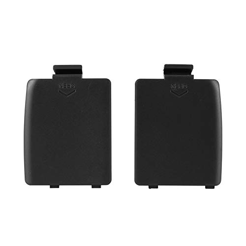 1 pair Replacement Battery Door Case Cover Lids for Sega Gamegear Console black