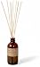 P.F. Candle Co. Golden Coast Classic Scented Rattan Reed Diffuser (3.5 fl oz) Amber Glass Jar, Fine Fragrance Oil, Flame-Free Fragrance, Made in The U.S.A.