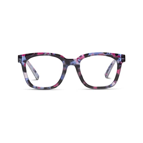 Peepers by PeeperSpecs Women's to The Max Square Blue Light Blocking Reading Glasses