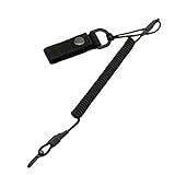 Black Pistol Lanyard - Tactical Lanyard Leash of