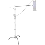 Safstar Pro Adjustable Reflector C-Stand w/Grip Head for Photography Studio Video Reflector,Monolight