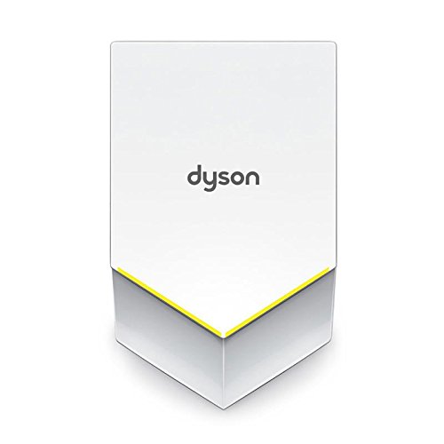 Dyson Airblade V HU02-W-LV Hand Dryer, White ABS, 110-120V, ADA Compliant