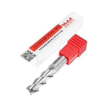 Generic Hrc58 3 Flutes End Mill Cutter Tungsten Carbide Cnc Milling Tool For Aluminum