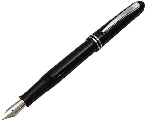 Kanwrite Cartridge Filling Mechanism Fine Tip Iridium Nib Fountain Pen - Black