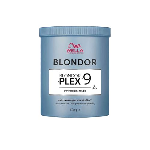 Wella Professionals BlondorPlex – Professionelles, staubfreies Blondierungspulver mit Bond-Builder-Technologie für bis zu 9 Tonstufen & 97% weniger Ha