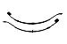 (2) Boat Trailer Leaf Springs (1 Pair) 24 1/2