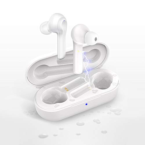 LAIWEN Hearing Amplifier Aid For Seniors 2-Pack with Charging Box (White)