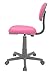 Calico Designs Deluxe Task Chair in Pink with Gray Base 18510