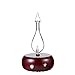 Magnificent 2.0 Nebulizing Diffuser for Essential Oil/Aromatherapy by Organic Aromas - Dark-Colored Wood Base and Glass Reservoir with Touch Sensor Light Switch