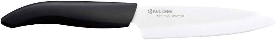 Kyocera FK-110 WH-BK EU - 11cm Ceramic Utility Knife, Black, 11 cm