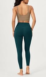 ODODOS 2 Pack Buttery Soft Cross Waist Leggings for
