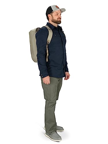 Osprey Aoede 25L Commuter Briefcase Backpack, Tan Concrete