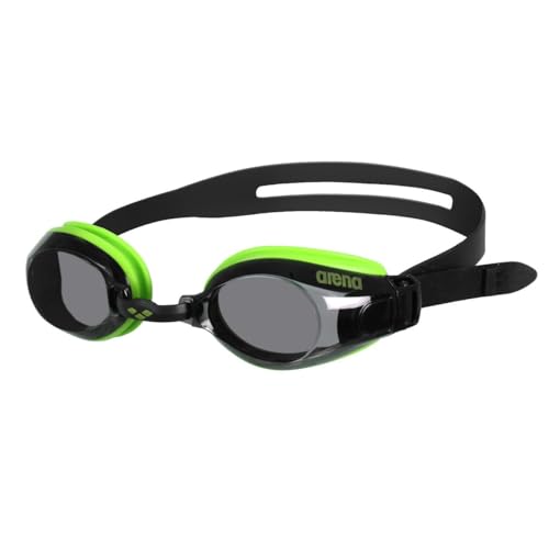 arena Zoom X-Fit Uniseks zwembril voor volwassenen, zwembril met grote glazen, met anti-condensbehandeling en uv-bescherming, verstelbare neusbrug, siliconen afdichtingen
